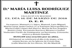 María Luisa Rodríguez Martínez